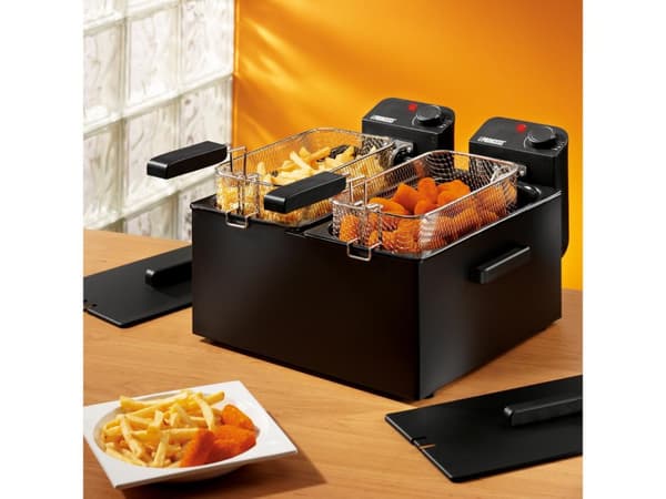 Princess 183028 - Dubbel fritös - Svart