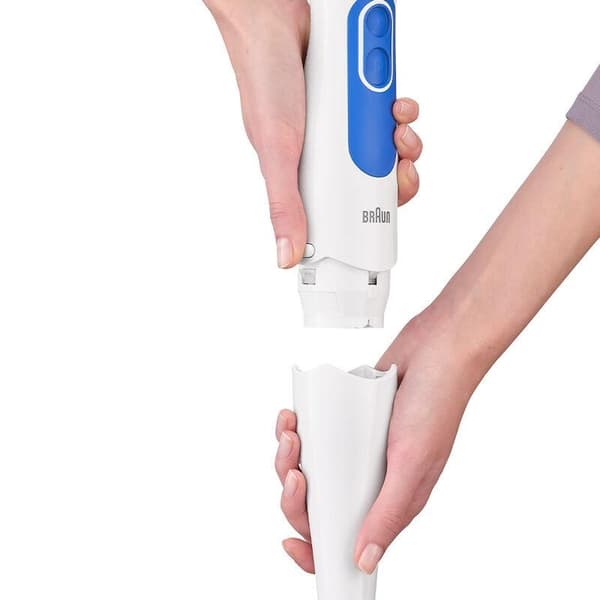 BRAUN Omelettmixer med köttkvarn - MQ3025WH - Vit och Blå