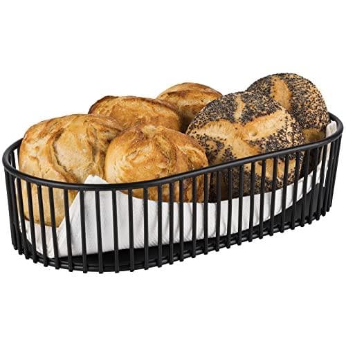 APS Urban Basket 29 x 16 cm Höjd 7 cm Oval Metall Svart