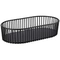 Miniatyrbild 1 av 5: APS Urban Basket 29 x 16 cm Höjd 7 cm Oval Metall Svart
