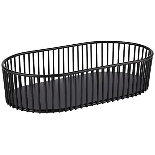 APS Urban Basket 29 x 16 cm Höjd 7 cm Oval Metall Svart