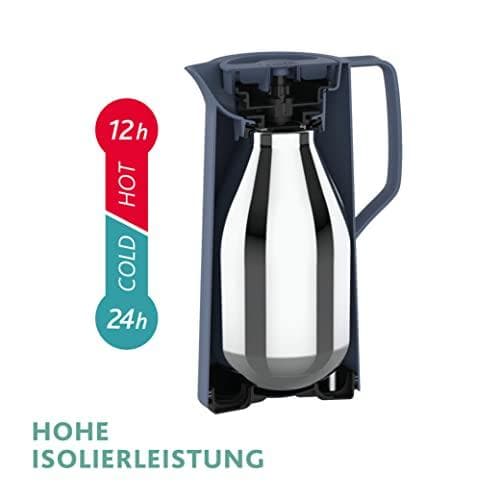 emsa vakuumkanna MOTIVA, 1,0 liter, vinröd i nordisk design, ergonomiskt skruvlock, - 1 st (3110600635)