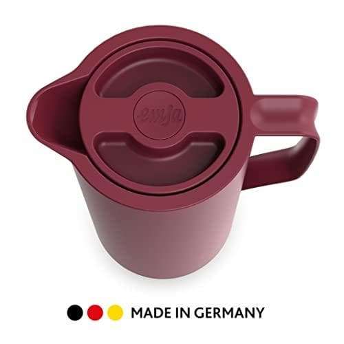 emsa vakuumkanna MOTIVA, 1,0 liter, vinröd i nordisk design, ergonomiskt skruvlock, - 1 st (3110600635)