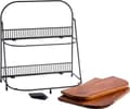 Miniatyrbillede 2 af 3: APS-Germany®​-Etagère- 2 lag-med etiketter