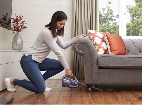 Black & Decker BHHV520BFP - Tørt - Cyklonisk - Glat gulv - Tæppe - Hårdt gulv - Trappetrin - Polstring - Taskeløs - Sort - Lilla - 0,7 L (BHHV520BFP)