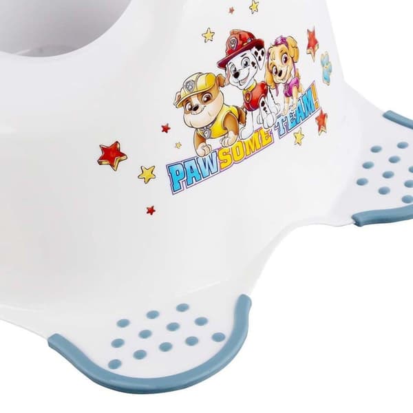 keeeper kids baby potte "adam paw patrol", hvid/blå med print, med gummifødder, materiale: PP, - 1 stk (1867010029300)