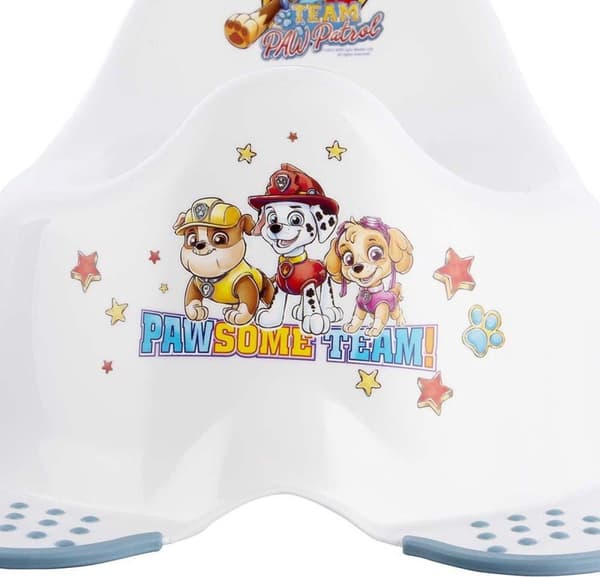 keeeper kids baby potte "adam paw patrol", hvid/blå med print, med gummifødder, materiale: PP, - 1 stk (1867010029300)