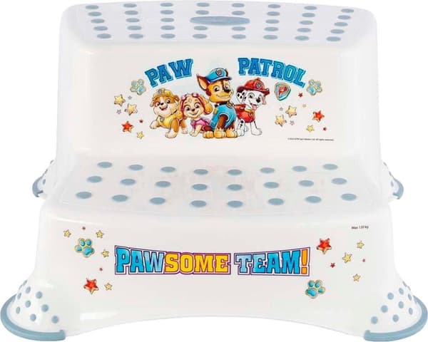 keeeper barntramppall "igor Paw Patrol", tvåstegs, vit med tryck, lastkapacitet: 120 kg, med - 1 st (1003210029300)