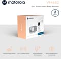 Miniatyrbild 3 av 8: Motorola VM482 Baby Video Monitor 300m FHSS Silver - Vit (505537471011)