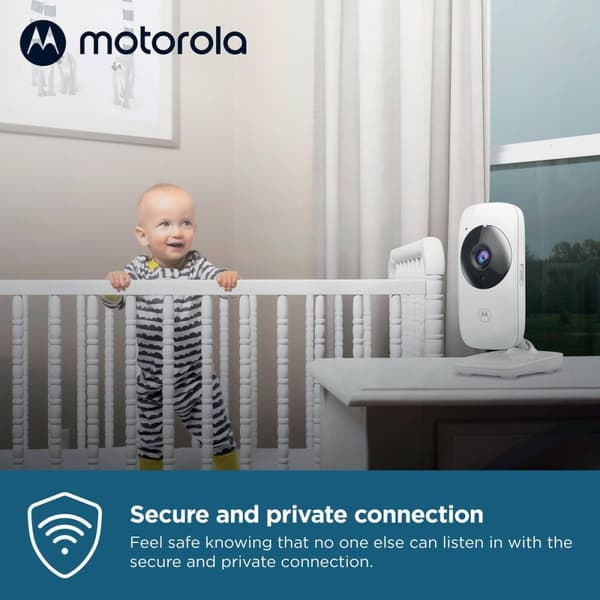 Motorola VM482 Baby Video Monitor 300m FHSS Silver - Vit (505537471011)