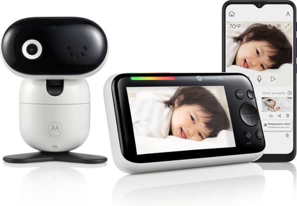 Motorola PIP1610 - 300 m - WLAN - kamera - hvid - 12,7 cm (5") - 1920 x 1080 pixels (505537471422)