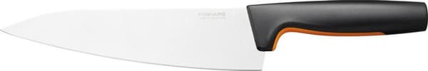 Fiskars 1057552 Bamboo Design veitsilohko 5 veitsellä toimiva muoto, mukaan lukien leikkausveitsi, tomaattiveitsi, Santoku-kokin veitsi ja leipäveitsi