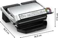 Miniatyrbillede 3 af 3: Tefal OptiGrill + Optigrill+ Snacking&Baking GC714D - Rustfrit stål - Rektangulært - 600 cm² - Aluminium - Termoplastisk - Færdig - Temperatur (GC714D