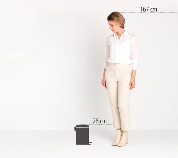 Brabantia NewIcon - 3L - Rund - Beige - Belgien - 16,8 cm - 168 mm (202582)