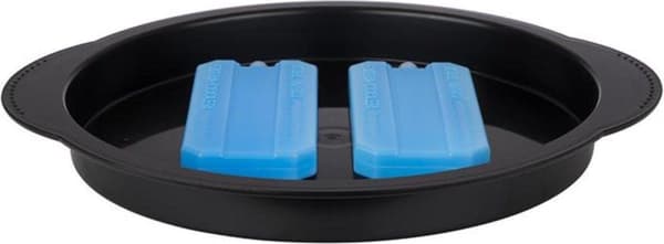 APS Thermobricka set, rund, svart/transparent bestående av: 1 st stabil skål, 1 bricka i rostfritt stål, - 1 st (9094)