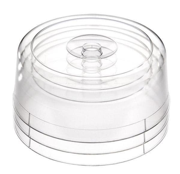 APS freshness hætte, diameter: 300 mm, krystalklar lavet af polystyren, tungt, stabilt design, stabelbar - 1 stk (6510)