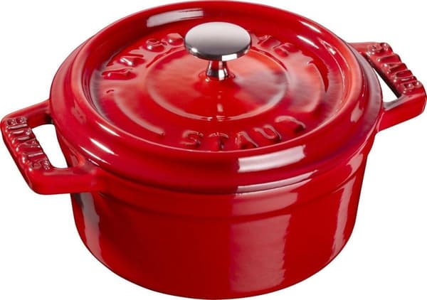 Staub Minis - enkelpanna - körsbär - gjutjärn - 0,25 l - gjutjärn - 10 cm (40509-799)