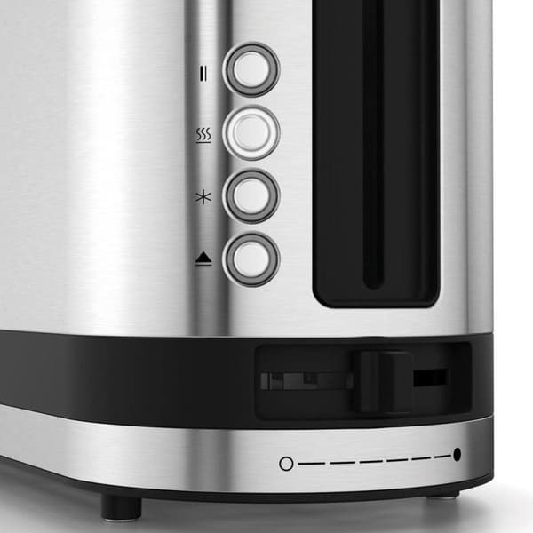 WMF 04 1412 0011. Antal skivor: 2 skivor, Produktens färg: Silver, Material hölje: Rostfritt stål. Effekt: 900 W, AC ingångsspänning: 220 - 240, AC in