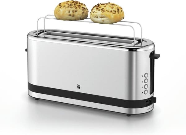 WMF 04 1412 0011. Antal skivor: 2 skivor, Produktens färg: Silver, Material hölje: Rostfritt stål. Effekt: 900 W, AC ingångsspänning: 220 - 240, AC in