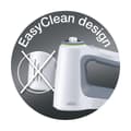 Miniatyrbild 7 av 9: Braun MultiMix 5 HM 5107. Typ: Handmixer, Kontrolltyp: Knoppar, Rotation, Mixerfunktioner: Vispa, knåda, mixa. Produktens färg: Grå, Vit. Material kni