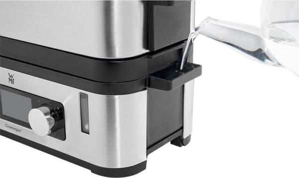WMF KÜCHENminis - bord - sort - rustfrit stål - knopper - rotation - front - LCD - 50/60 Hz (04 1509 0011)