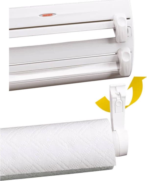 LEIFHEIT Parat F2 - Väggmonterad - Vit - Aluminium - Plast (25771)