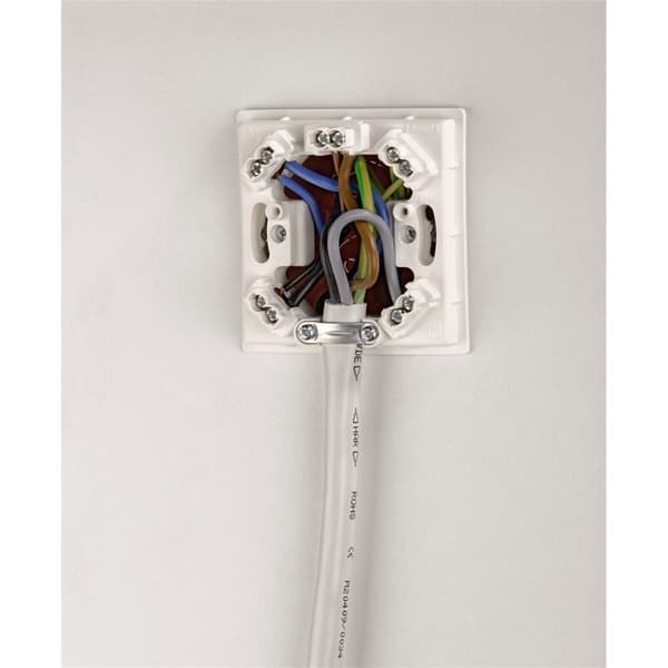 Xavax 110970 el-varmekabel, 1,5 m [hvid, tilslutningskabel til husholdningsapparater (i polybag)] (00110970)