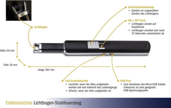 TFA Dostmann 98.1119.01 98.1119.01 Lighter Brændstof: Elektrisk