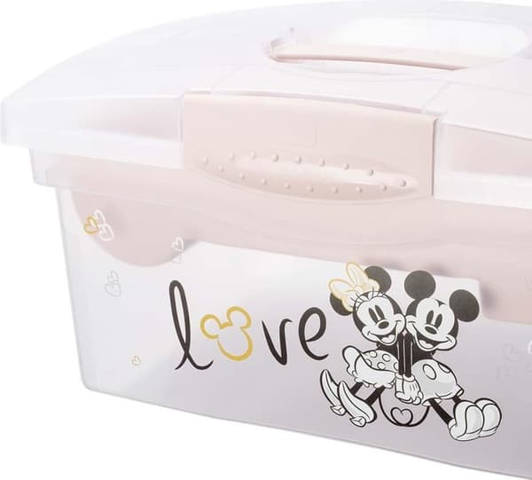Keepeper Minnie Mouse Pink Kannettava säilytyslaatikko järjestelyllä 1220258124700