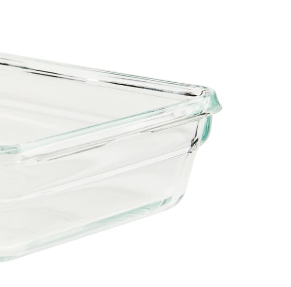 EMSA CLIP & CLOSE GLASS - Box - Rektangulär - 2 l - Transparent - Glas - 420 °C (600744)