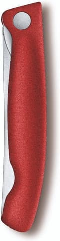 Miniatyrbillede 4 af 8: Victorinox Swiss Classic foldbar tomatkniv - 11cm - takket - rød