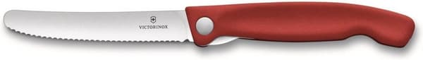 Victorinox Swiss Classic foldbar tomatkniv - 11cm - takket - rød