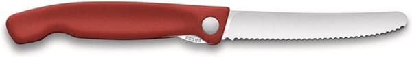 Victorinox Swiss Classic foldbar tomatkniv - 11cm - takket - rød