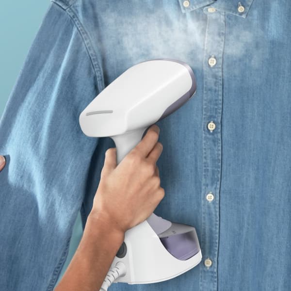 Tefal Access Steam Easy DT7151E1 Tøj Steamer Bærbar dampbørste 0,15 L 1400 W Grå - Hvid (DT7151E1)