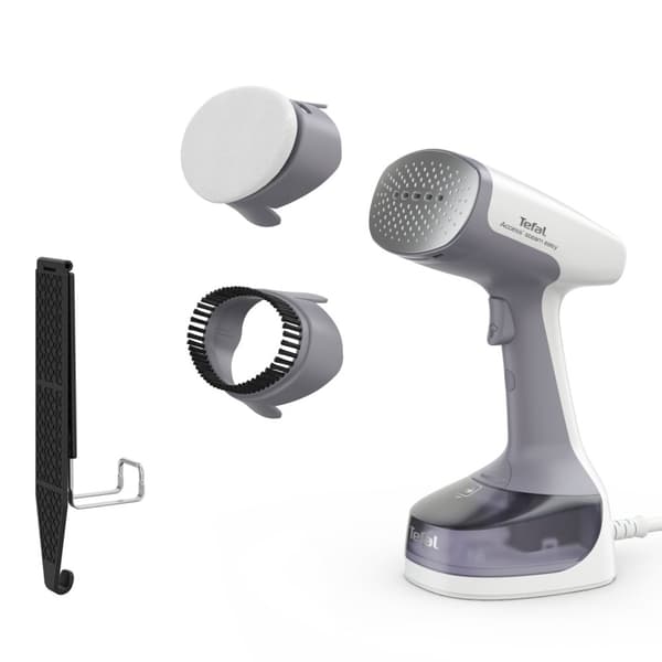Tefal Access Steam Easy DT7151E1 Tøj Steamer Bærbar dampbørste 0,15 L 1400 W Grå - Hvid (DT7151E1)