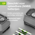 Miniatyrbillede 7 af 10: GP Discovery CHW54 LED Forlygte batteridrevet 375 lm 26 h 260GPACTCHW54000