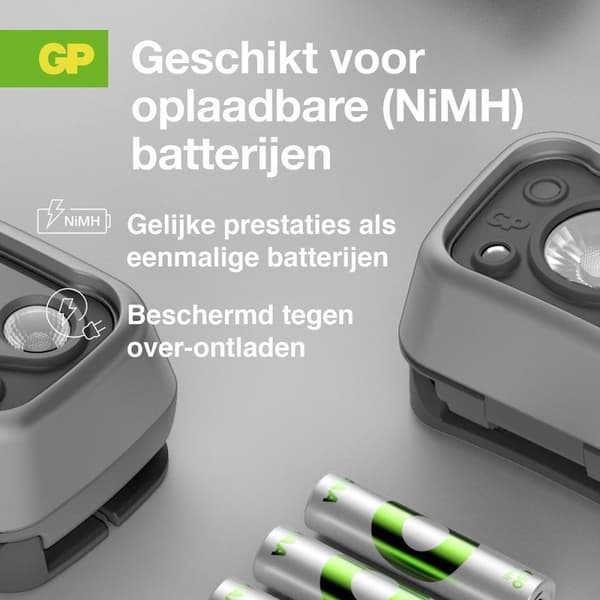 GP Discovery CHW54 LED Forlygte batteridrevet 375 lm 26 h 260GPACTCHW54000