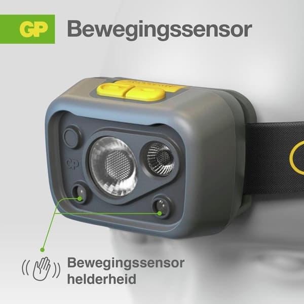 GP Discovery CHW54 LED Forlygte batteridrevet 375 lm 26 h 260GPACTCHW54000