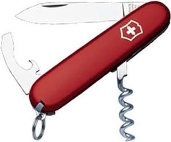 Victorinox tarjoilijan taskuveitsi - 9 toimintoa - punainen