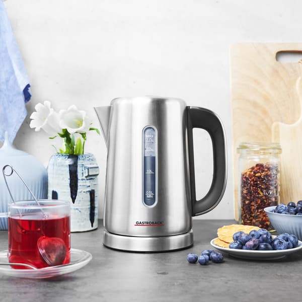 Gastroback Design Express Vattenkokare 1,7 L 3000 W Svart - Rostfritt stål (42441)