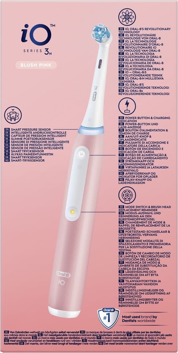 Oral-B iO 3N - Rosa - Elektrisk tandborste