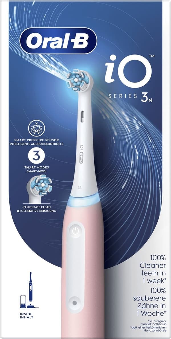 Oral-B iO 3N - Rosa - Elektrisk tandborste