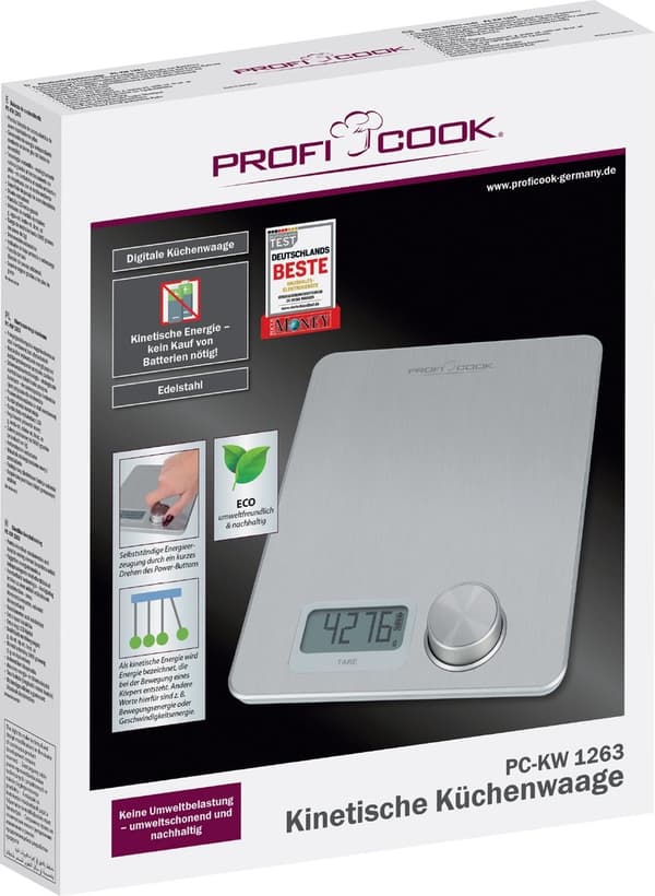 ProfiCook KW 1263 - Kinetisk køkkenvægt -