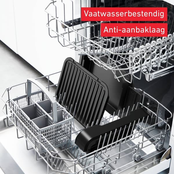 Tefal OptiGrill 2in1 GC772D10 - Sort - Rustfrit stål - Rektangulær - Knapper - 1 zone(r) - Hængsel - 180° (GC772D10)