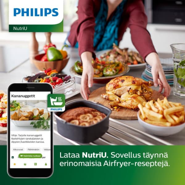 Philips Airfryer HD9867/90 Premium XXL CDON