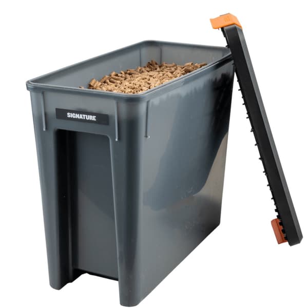 Traeger Spand Og Låg Pille Staydry Sort