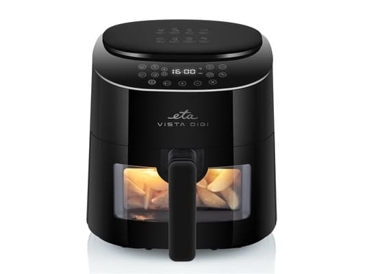 ETA Vista Digi 1168 90000 - Varmluftsfritös - 4.3 liter - 1.3 kW - svart