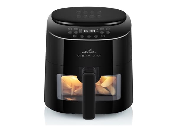 ETA Vista Digi 1168 90000 - Varmluftsfritös - 4.3 liter - 1.3 kW - svart