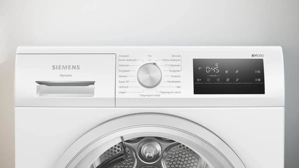 Siemens iQ300 Kondensertørker - 8 kg.