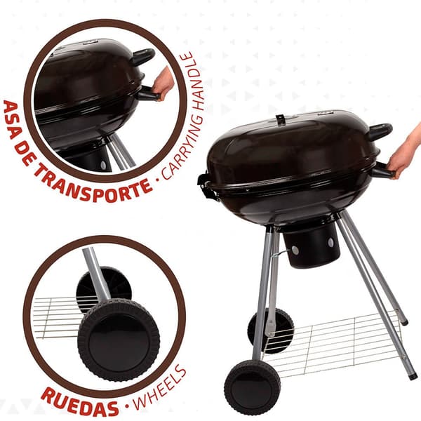 Aktive Grill 57x86 Cm Svart